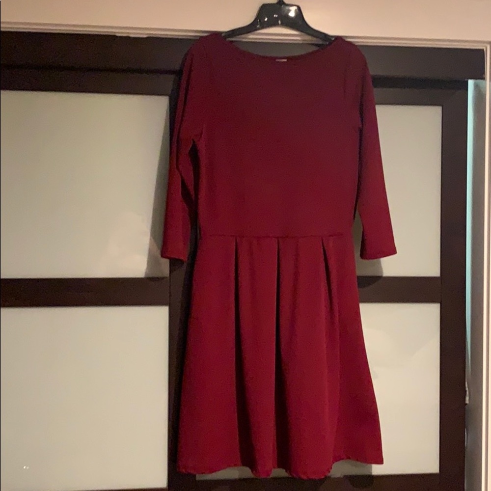 A-line Midi Dress w/ Pockets